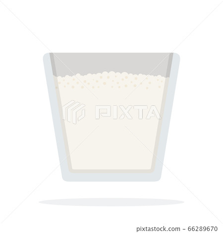 Frothed milk for coffee drinks vector icon flat isolated Frothed milk for coffee drinks vector icon flat isolated 66289670