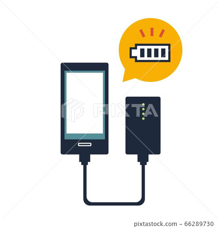 平面設計手機電池的插圖 平面設計手機電池的插圖 66289730