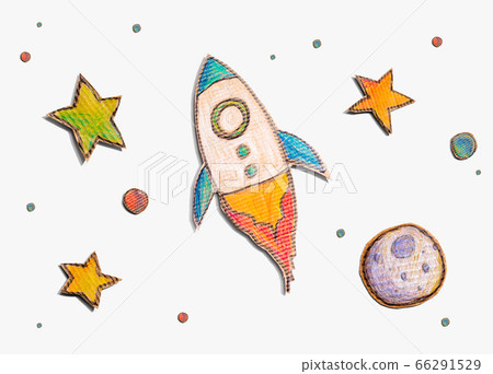 Space exploration theme 66291529