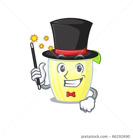 A gorgeous smart Magician of daiquiri cocktail cartoon design style 66292690