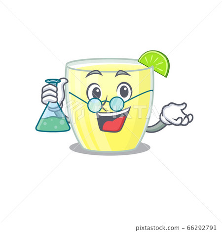 caricature character of daiquiri cocktail smart Professor working on a lab caricature character of daiquiri cocktail smart Professor working on a lab 66292791