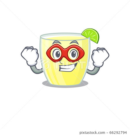 A cartoon drawing of daiquiri cocktail in a Super hero character A cartoon drawing of daiquiri cocktail in a Super hero character 66292794