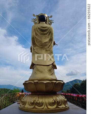 Scenery, Scenic Views, Buddha, Golden Buddha, Buddha, Golden Court, Sinwon-ri Voodoo Temple, Buddha's Day, Buddhism Image, Stone Pagoda, Lantern 66293822