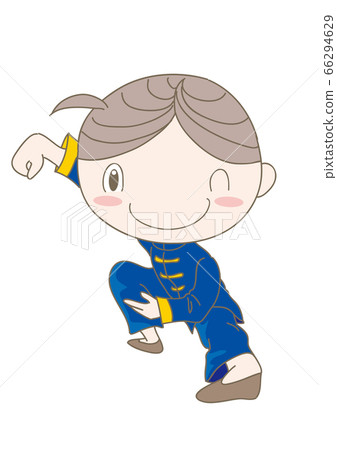 Tai Chi Men Posing Tai Chi Men Posing 66294629