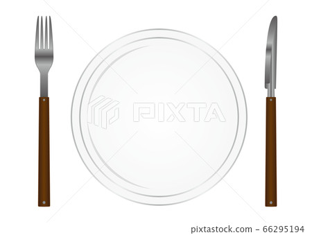 Plate, knife and fork Plate, knife and fork 66295194