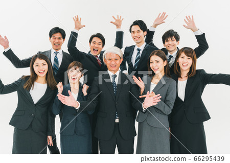 Large number of people business 66295439