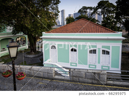 portuguese colonial heritage landmark building in 66295975
