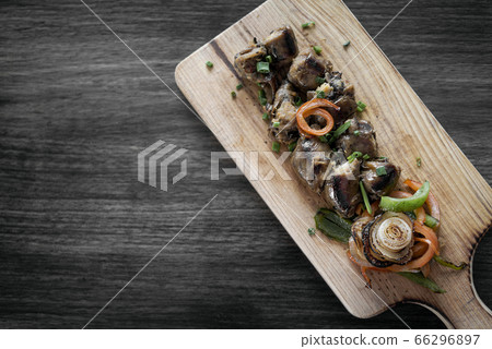 grilled fresh sausage starter tapas snack set grilled fresh sausage starter tapas snack set 66296897