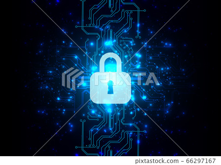 Abstract technology security design concept - Stock Illustration ...