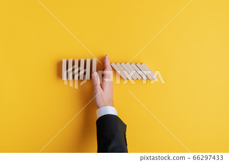 Business crisis management concept 66297433