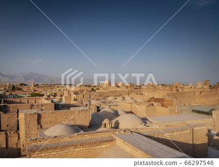 rootops and landscape view of yazd city old town rootops and landscape view of yazd city old town 66297546