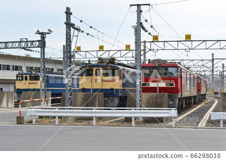 搭載於荒川區南千住River田川貨運站的電力機車 66298038