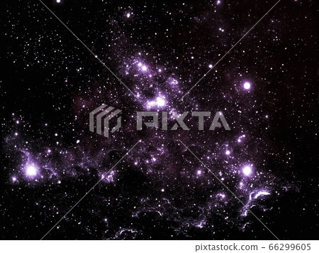 Night Sky with Stars and Blue Purple Nebula. Space Background - illustration design .blurred Night Sky with Stars and Blue Purple Nebula. Space Background - illustration design .blurred 66299605