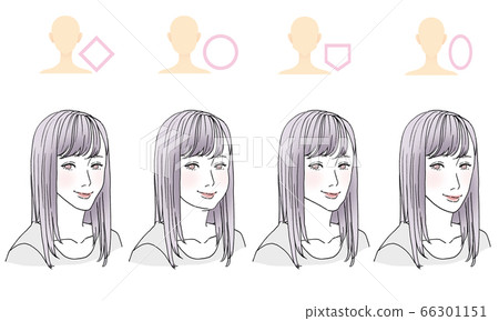 按臉型劃分的Beauty_hairstyle插圖 66301151