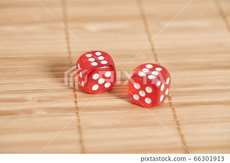 Two red dice 66301913