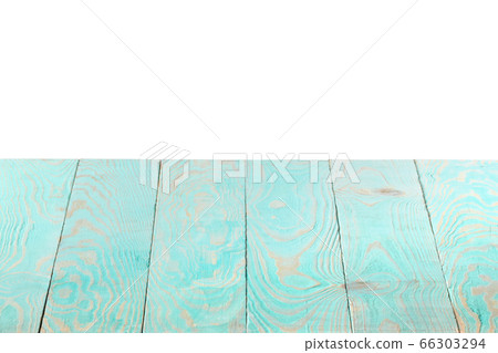 Empty wooden table backdrop on a white background. Empty wooden table backdrop on a white background. 66303294