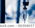 Set saline drip  iv fluid intravenous drop saline drip hospital room,Medical Concept,treatment emergency and injection drug infusion care chemotherapy, concept.blue light background,selective focus  66304037