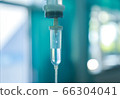 Set saline drip  iv fluid intravenous drop saline drip hospital room,Medical Concept,treatment emergency and injection drug infusion care chemotherapy, concept.blue light background,selective focus  66304041