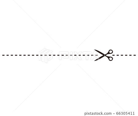 Vector illustration of Kirito line scissors Vector illustration of Kirito line scissors 66305411