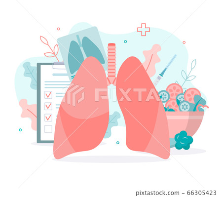 Lungs health concept Lungs health concept 66305423
