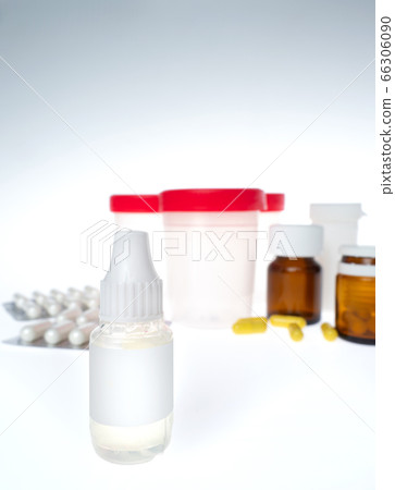 medicinal preparations on a white background 66306090
