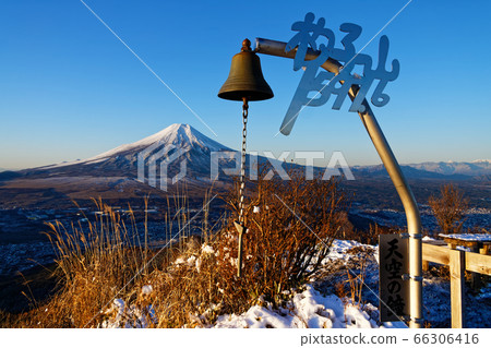 早晨從富士山看富士山 照片素材 圖片 圖庫