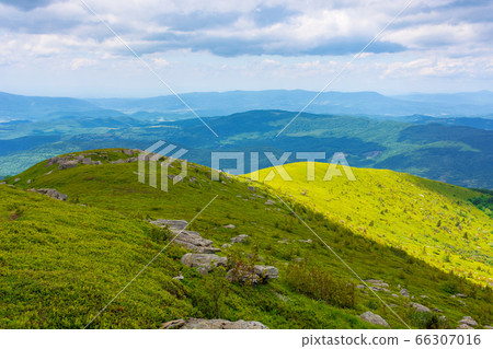 wonderful mountain landscape in summer. beauty of wonderful mountain landscape in summer. beauty of 66307016
