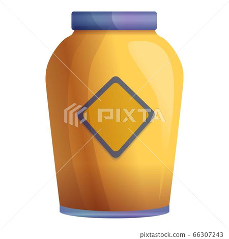Jelly jar icon, cartoon style Jelly jar icon, cartoon style 66307243