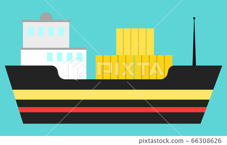 Maritime Transport of Goods, Delivering Vector Maritime Transport of Goods, Delivering Vector 66308626