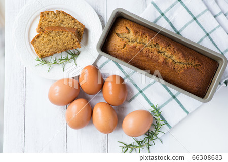 Homemade cake and ingredients eggs Homemade cake and ingredients eggs 66308683