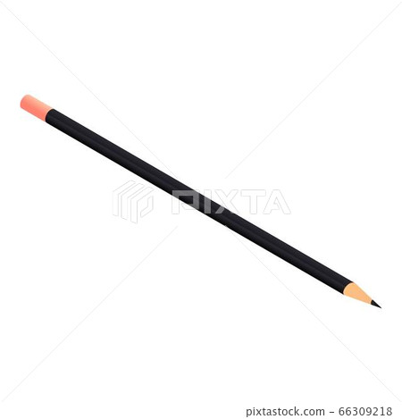 Construction pencil icon, isometric style 66309218