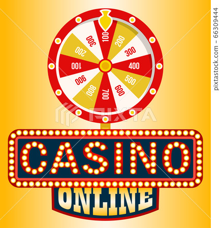 Casino Online, Fortune Wheel with Slots and Money 66309444