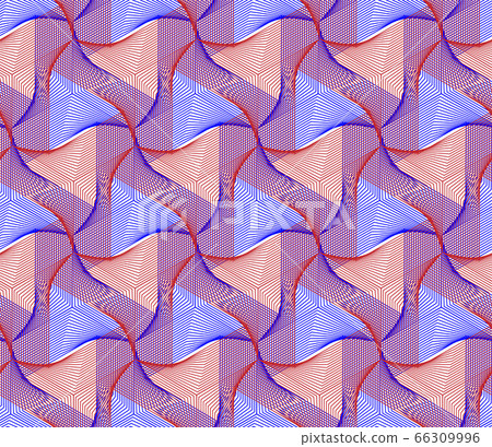 Flyer, coupon, diploma, voucher, ticket, cheque, gift card green background, texture . Guilloche vector seamless blue pattern. Guilloche texture 66309996