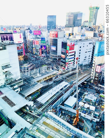 Shibuya scramble intersection Shibuya scramble intersection 66310455