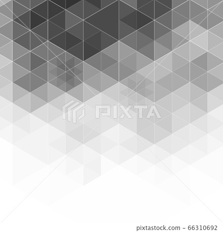 Abstract white and gray hexagonal design of decoration background. Use for ad, poster, artwork, template design. illustration vector eps10 66310692