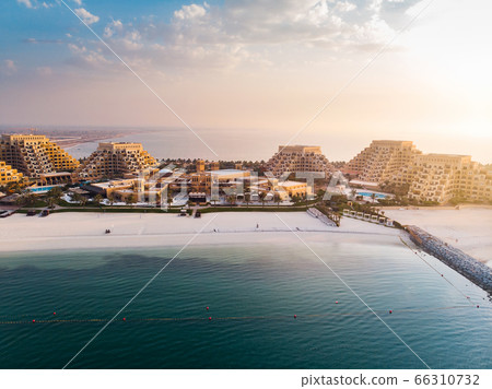 Marjan Island beach and waterfront in Ras al Marjan Island beach and waterfront in Ras al 66310732