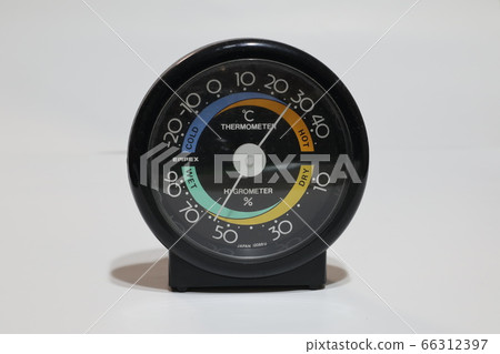一個與溫度計和濕度計一起 66312397