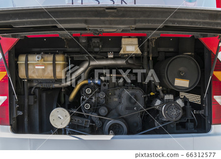 Bus engine room 66312577
