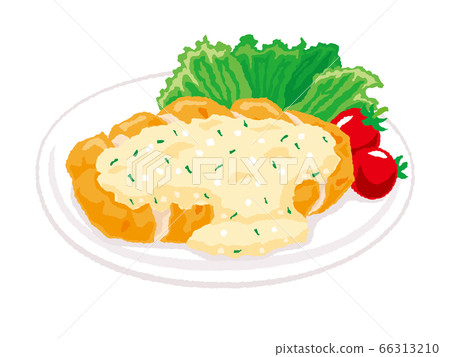 Chicken nanban illustration 66313210