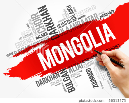 List of cities and towns in Mongolia, word cloud 66313373
