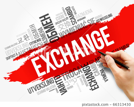 Exchange word cloud in different languages 66313430