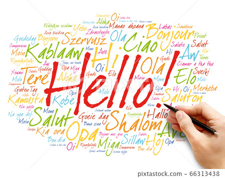 Hello word cloud in different languages Hello word cloud in different languages 66313438