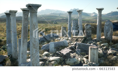The ancient Greek temple in Italy The ancient Greek temple in Italy 66313583
