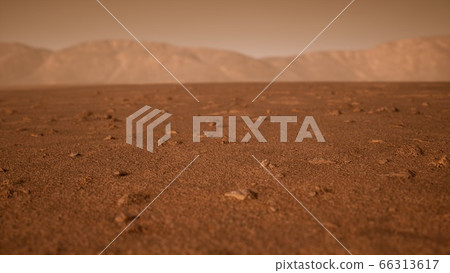 Fantastic martian landscape in rusty orange shades Fantastic martian landscape in rusty orange shades 66313617