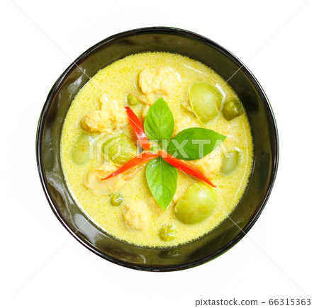 Green pork Curry , Thai cuisine.coconut. Green pork Curry , Thai cuisine.coconut. 66315363