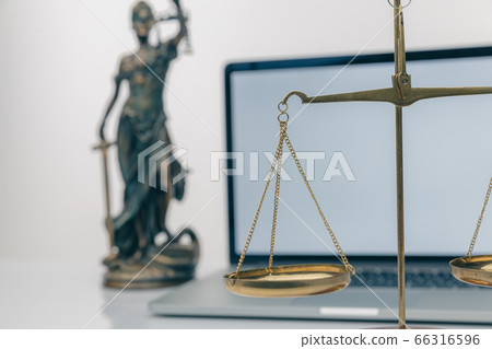 Judge gavel with Justice lawyers having team meeting at law firm background. Concepts of Law and Legal services Judge gavel with Justice lawyers having team meeting at law firm background. Concepts of Law and Legal services 66316596