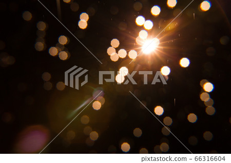 Lens Flare ,Sun Flare on black background object design Lens Flare ,Sun Flare on black background object design 66316604