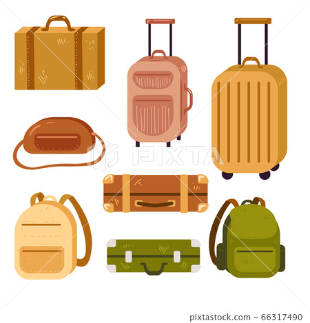 Set of diversity baggage bags and backpack 66317490