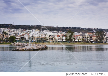 View at Rethymno city from harbour, the Crete View at Rethymno city from harbour, the Crete 66317942