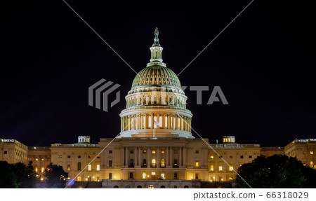 Capitol the United States building with the dome 66318029